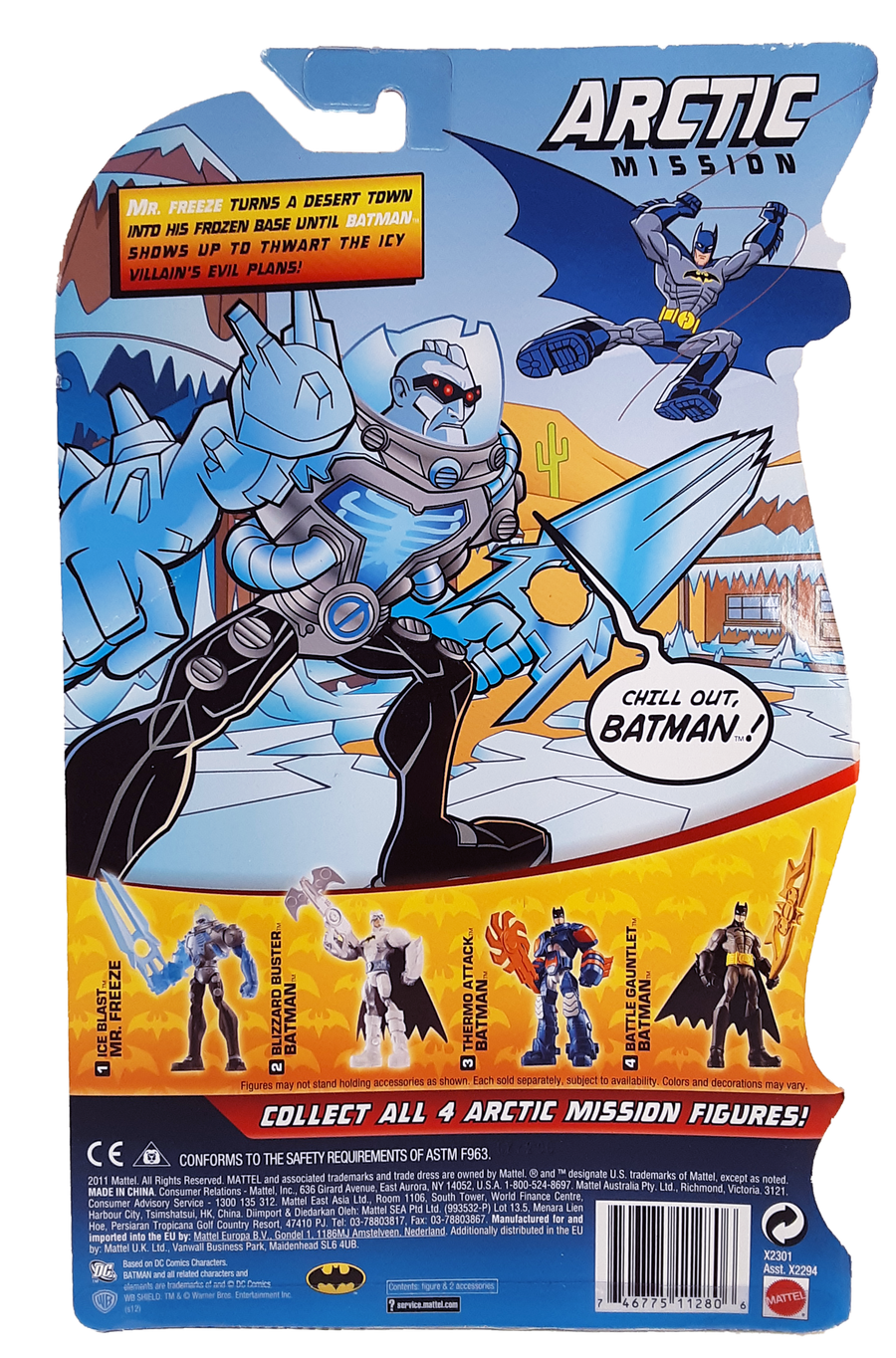 Mr. Freeze - Batman Power Attack Ice Blast Mr. Freeze MOC action figure 