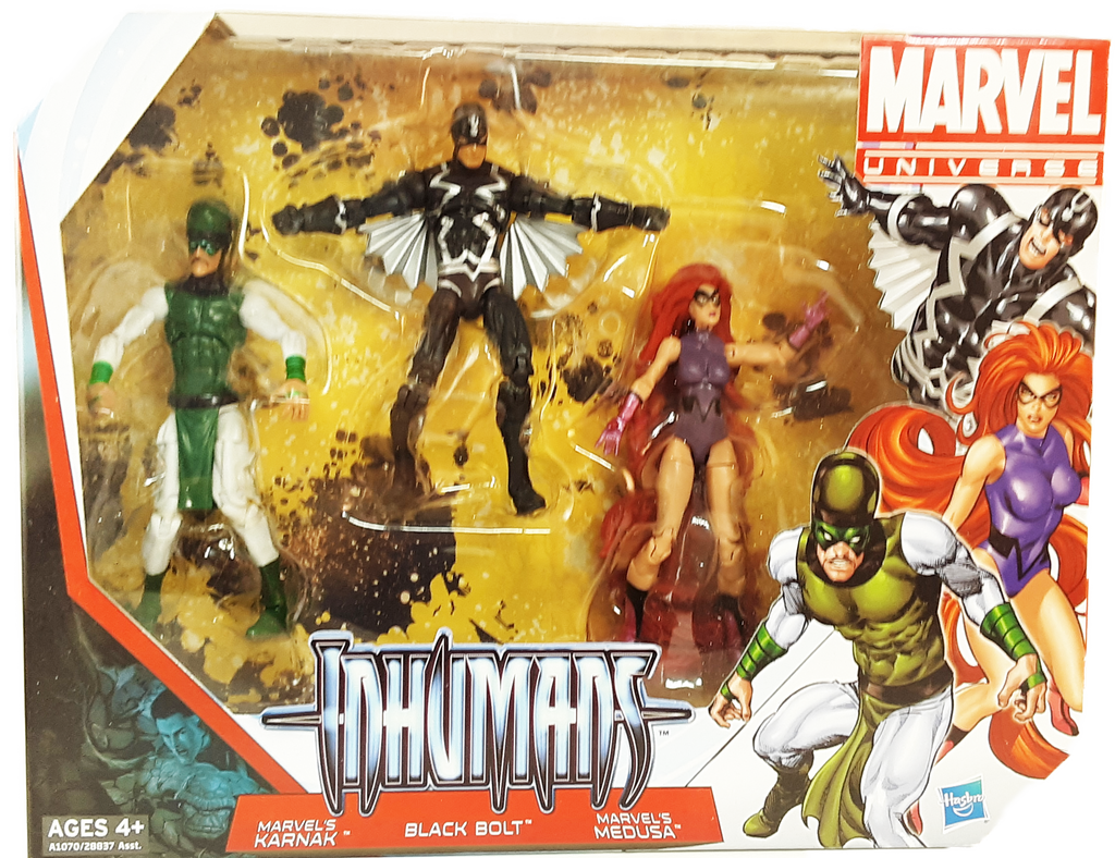 Marvel Universe Inhumans MIB action figure set