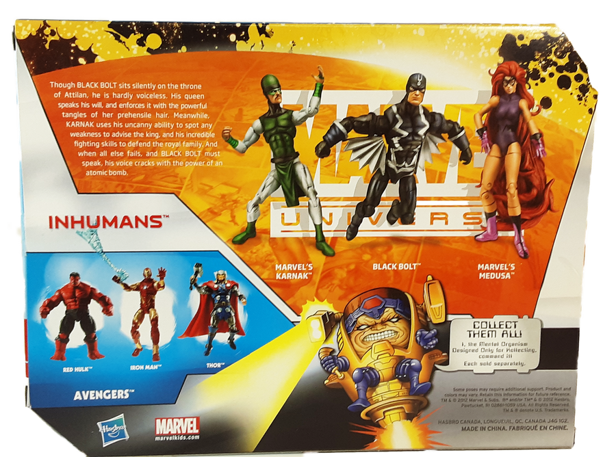 Marvel Universe Inhumans MIB action figure set