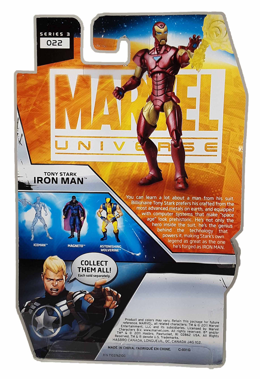 Tony Stark Iron Man - 022 Series 3 - Marvel Universe action figure