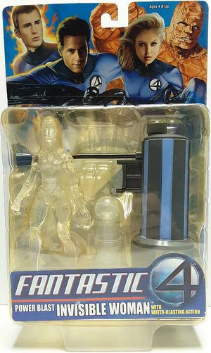 Invisible Woman - Jessica Alba - Clear Variant Power Blast Fantastic Four MOC action figure 1