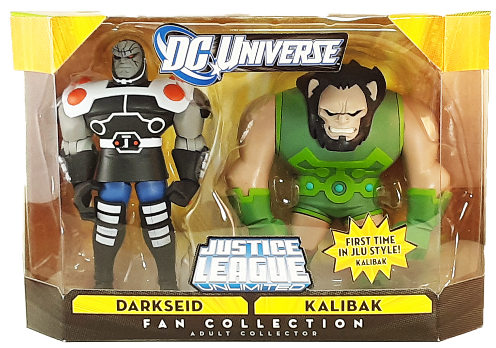 Darkseid and Kalibak - DC Universe JLU Fan Collection Darkseid and Kalibak MIB action figure set