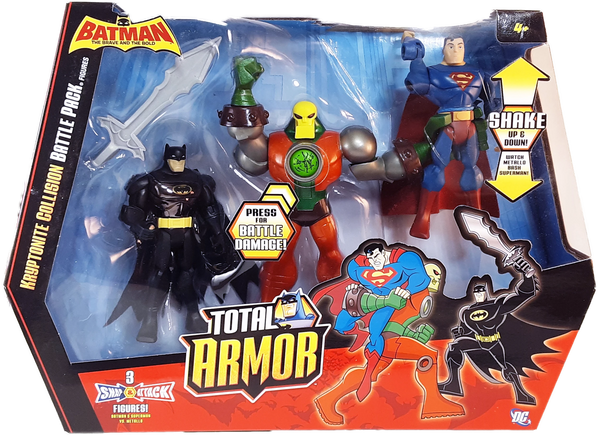 Batman Kryptonite Collection Batman - Total Armor Brave and Bold Kryptonite Collision Batman Superm ...