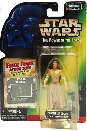 Princess Leia Organa in Ewok celebration outfit MOC action figure