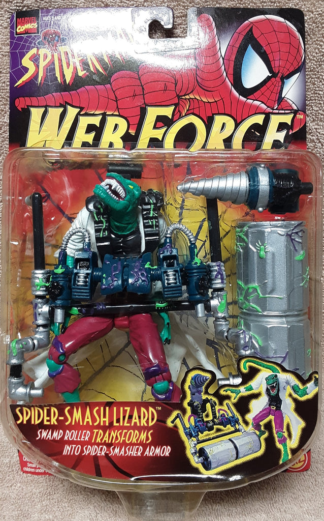 Spider-Smash Lizard - Spider-Man Web Force MOC action figure