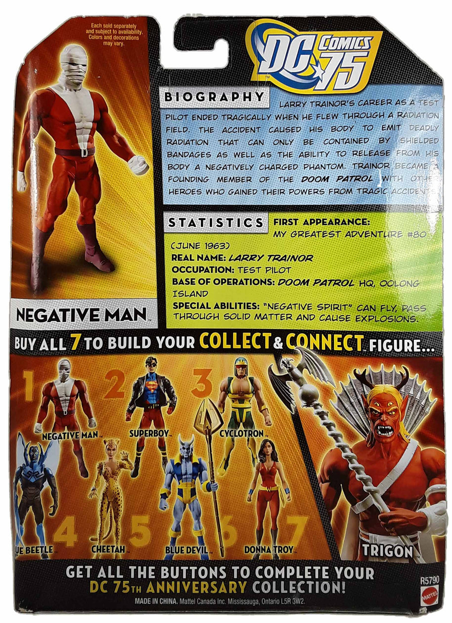 Negative Man - Bare Face Variant - DC Universe Classics MOC action figure 