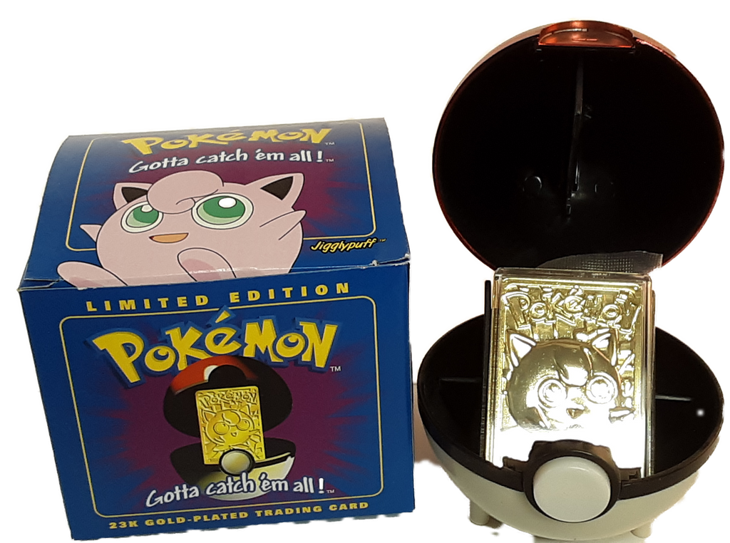 Jigglypuff - Pokemon Burger King Gold Card With Pokeball in box - AFcollector.com Jigglypuff - Pokemon Burger King Gold Card With Pokeball in box - AFcollector.com
