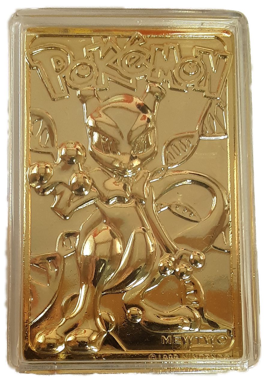 burger king gold pokemon cards mewtwo Gold-Plated from in 1999 : r/nostalgia I Was NOT Expecting This