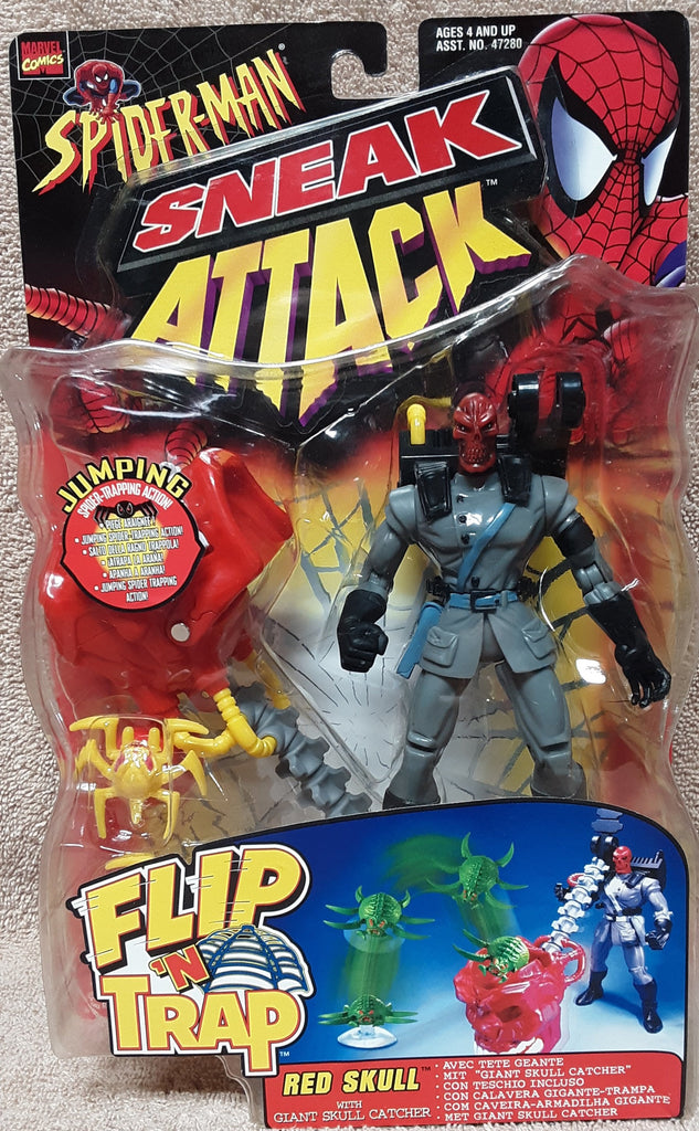 Red Skull - Flip 'N Trap Spider-Man Sneak Attack MOC action figure 