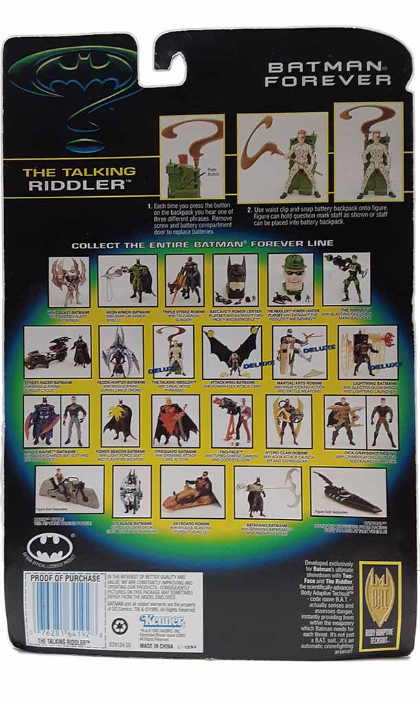 Riddler - Batman Forever Talking action figure