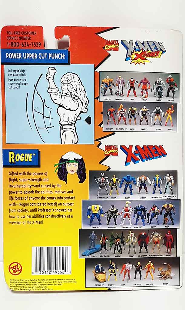 Rogue - X-Men MOC Action Figure 