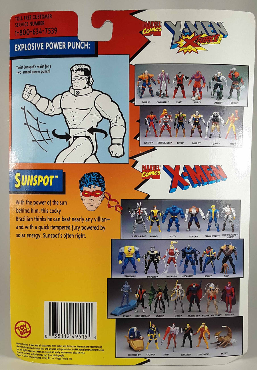 Sunspot - X-Men MOC action figure