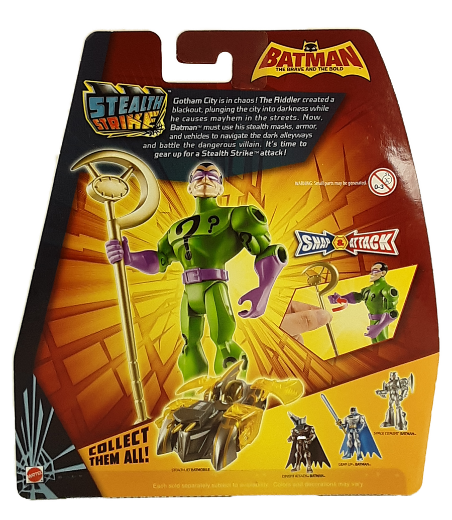 Batman The Brave and the Bold Riddler MOC action figure https://americastshirtshop.com/products/batman-the-brave-and-the-bold-riddler-moc-action-figure