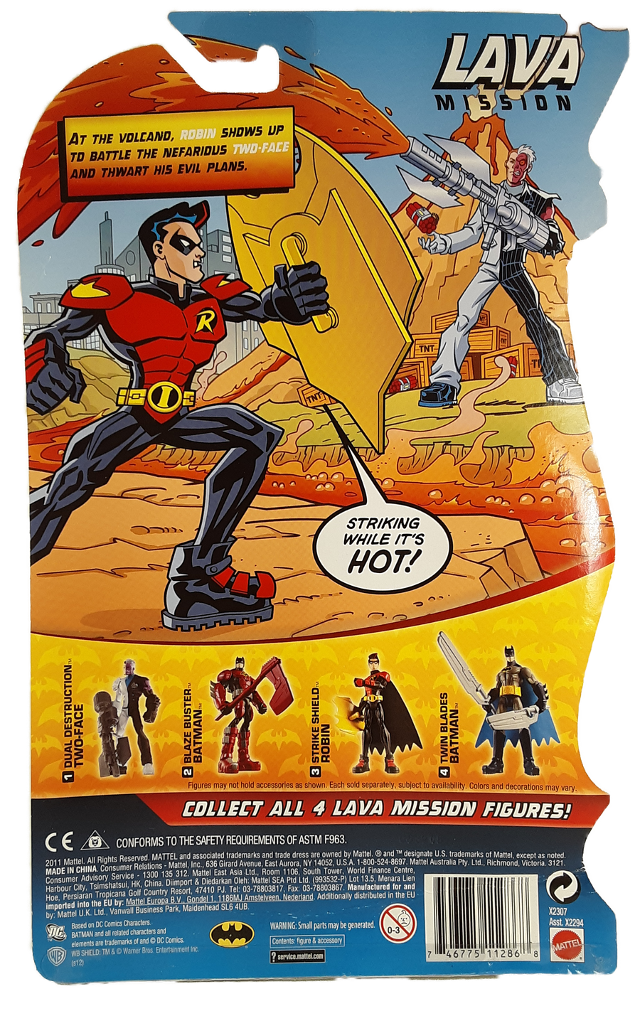 Robin - Batman Power Attack Strike Shield Robin MOC action figure