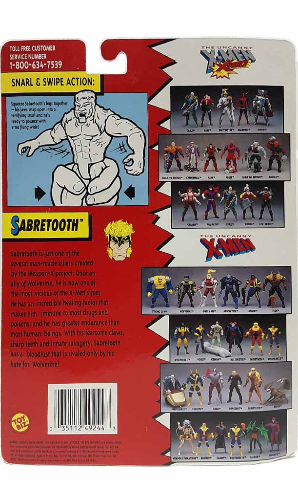 Sabretooth  2 - X-Men MOC action figure 