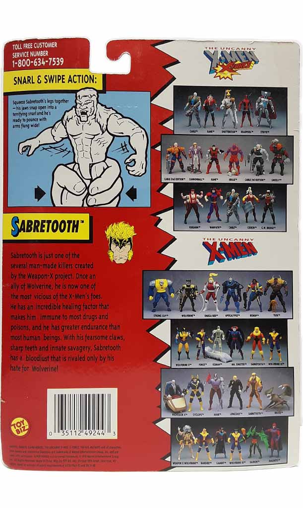 Sabretooth  2 - X-Men MOC action figure 