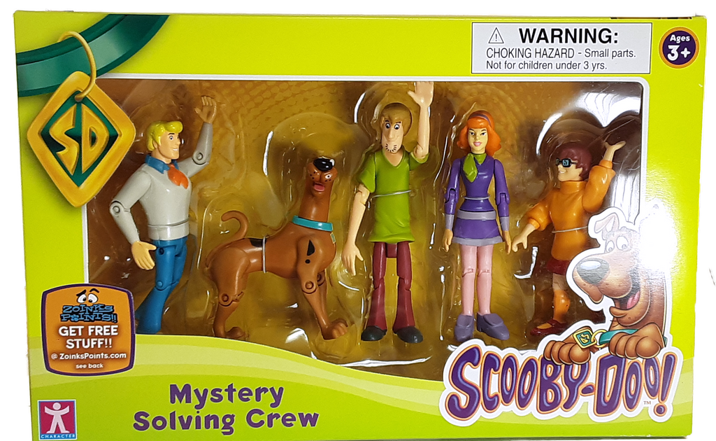 Scooby-Doo Mystery Solving Crew MIB action figure set