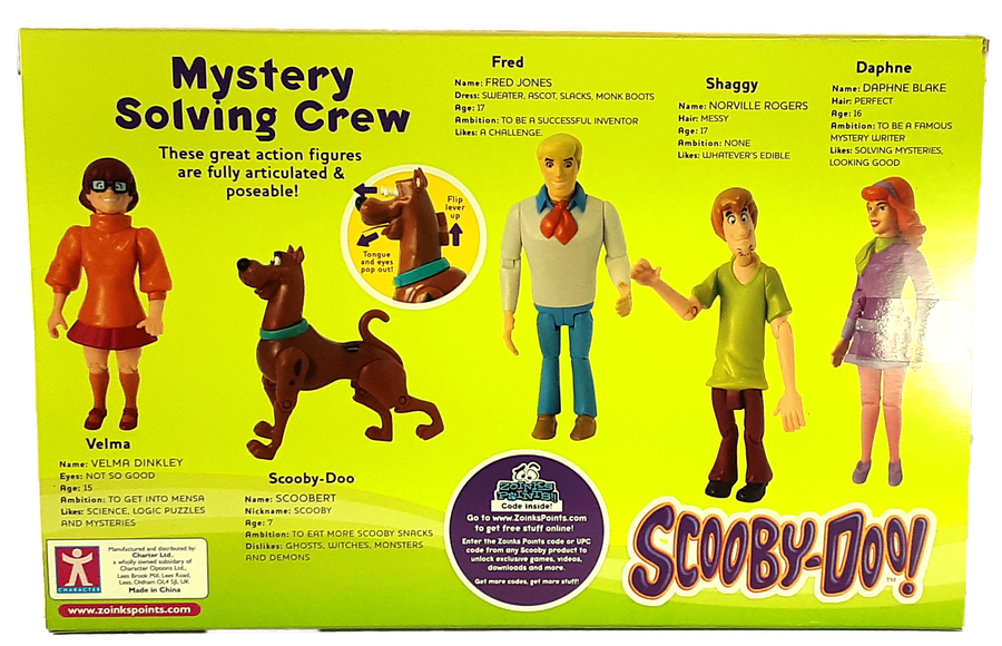 Scooby-Doo Mystery Solving Crew MIB action figure set