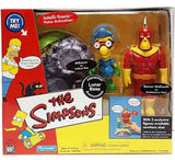 Simpsons Lunar Base with Radioactive Man and Fallout Boy MOC interactive environment action figure set