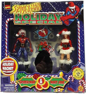  Spider-Man Holiday Special Christmas Spider-Man and Mary Jane action figure set MIB 
