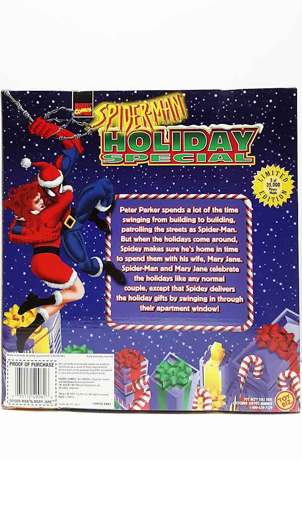  Spider-Man Holiday Special Christmas Spider-Man and Mary Jane action figure set MIB 