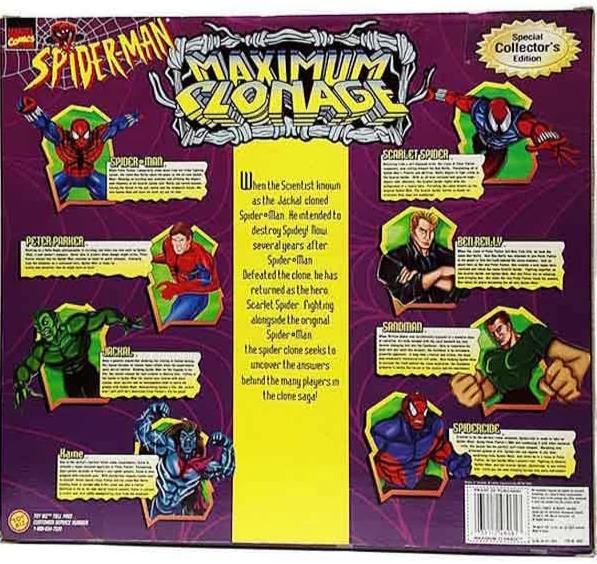 Spider-Man Maximum Clonage action figure set MIB
