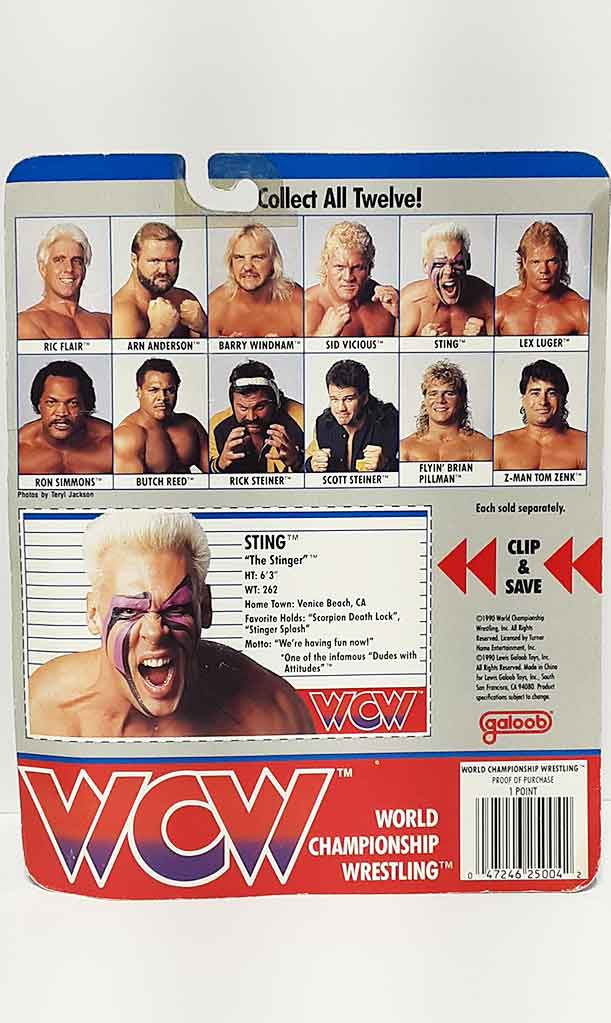 Sting - WCW MOC Action Figure