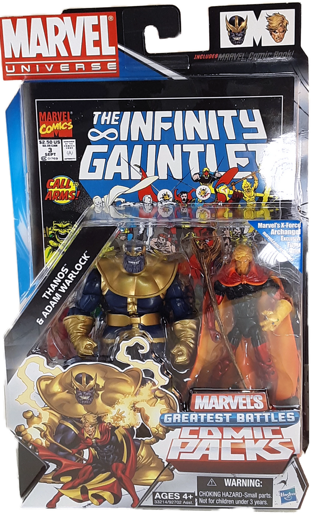 Thanos Marvel Universe Thanos and Adam Warlock MOC action figure