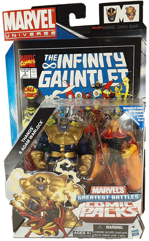 Marvel Universe Thanos and Adam Warlock