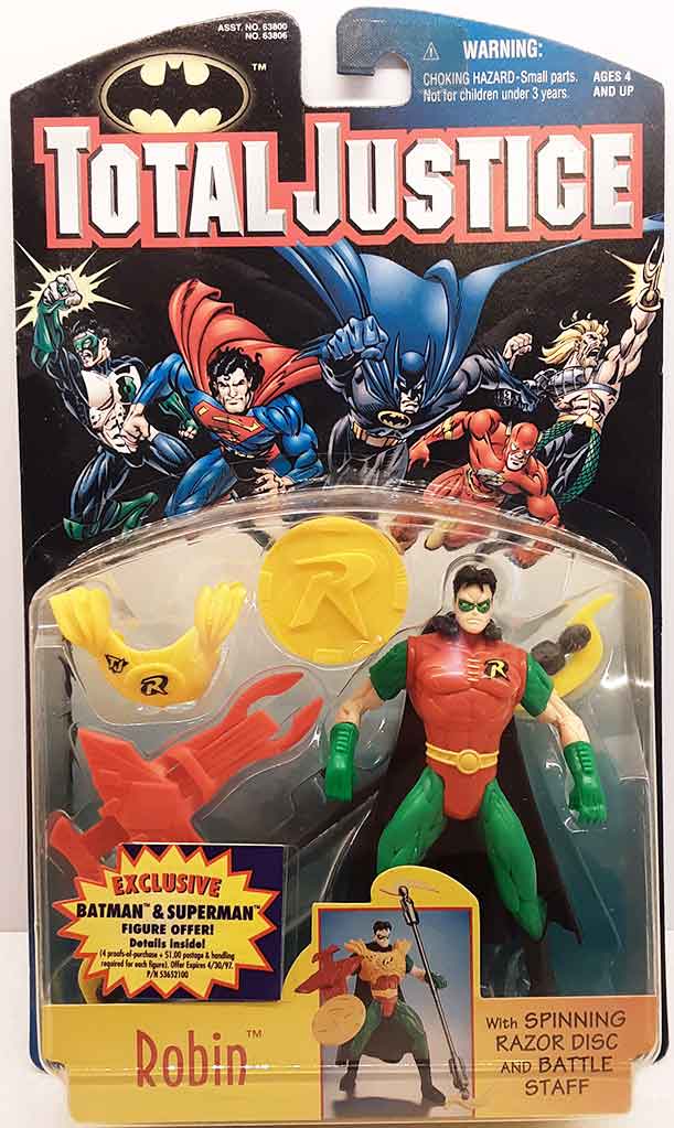 Robin Total Justice MOC action figure 