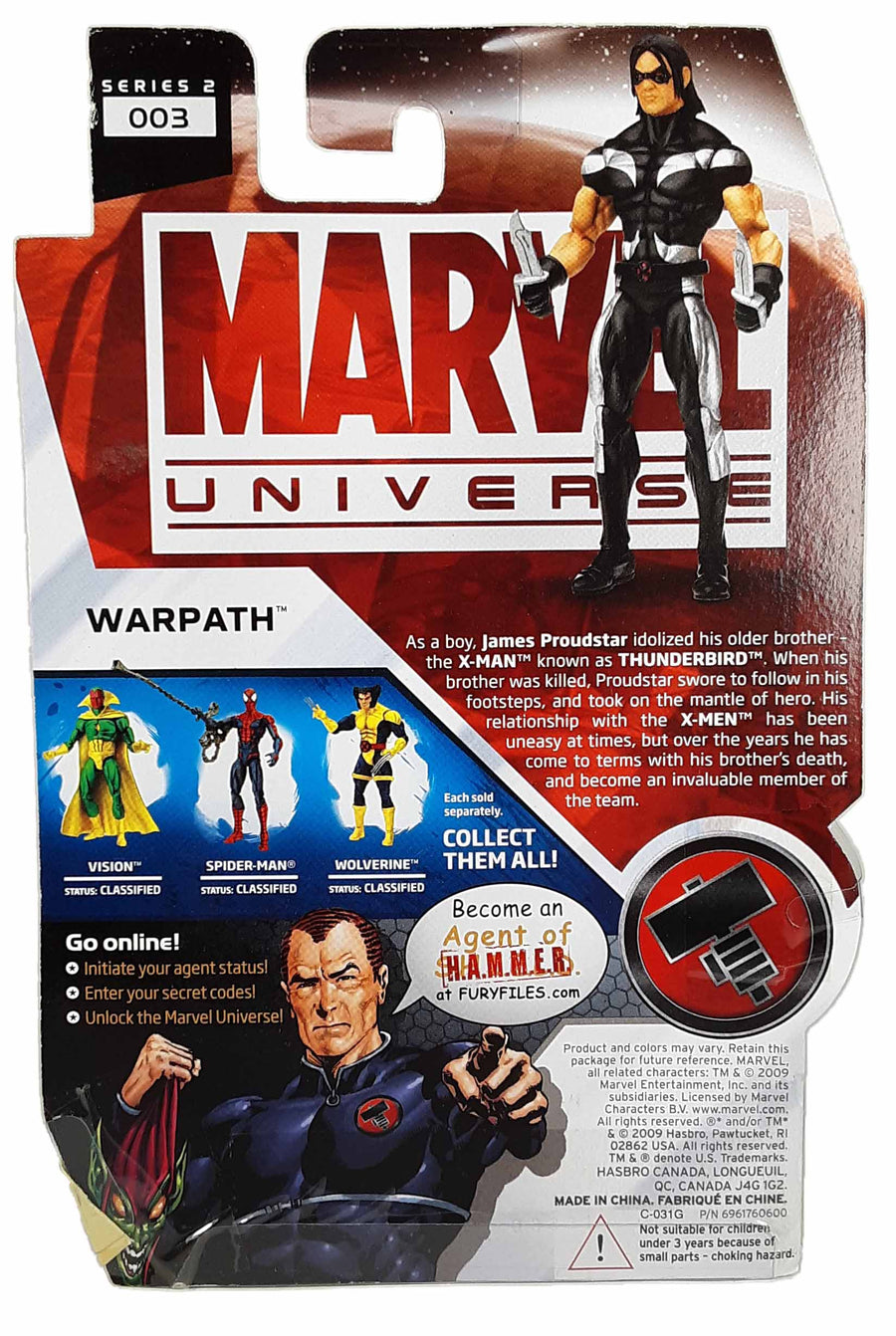 Warpath - Marvel Universe action figure