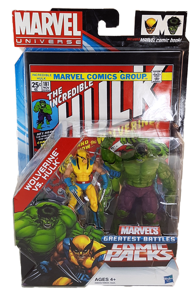 Marvel Universe Wolverine vs Hulk MOC action figure