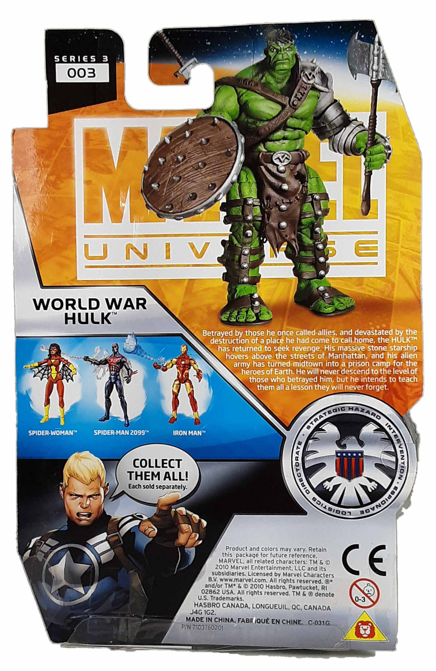 Marvel Universe Series 3 #3 World War Hulk 