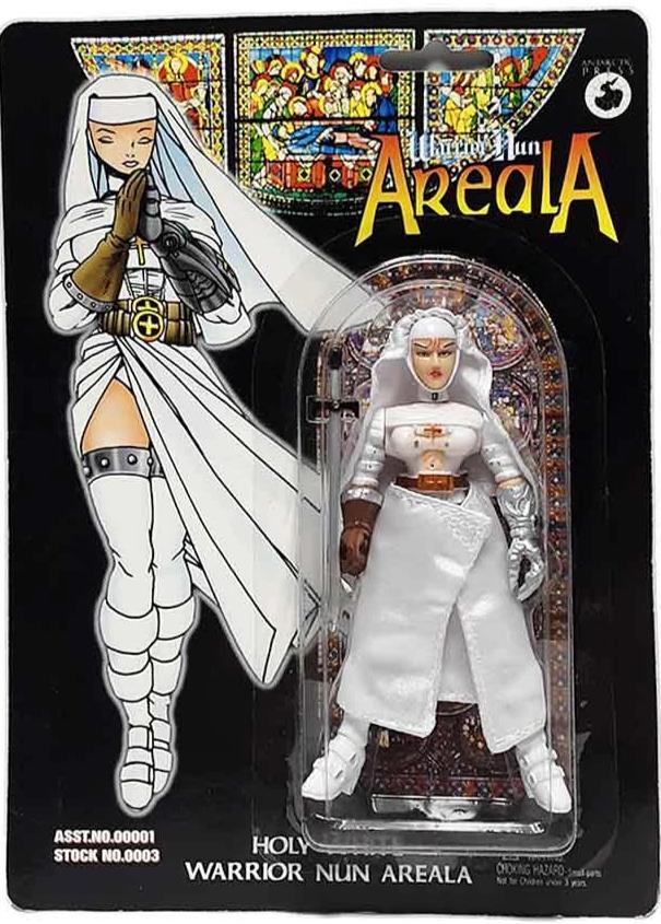 Warrior Nun Areala White Variant MOC action figure