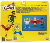 Simpsons When Bongos Collide 3pak Ingestible Bulk, Vampiredna, Captain Kwik MOC action figure set